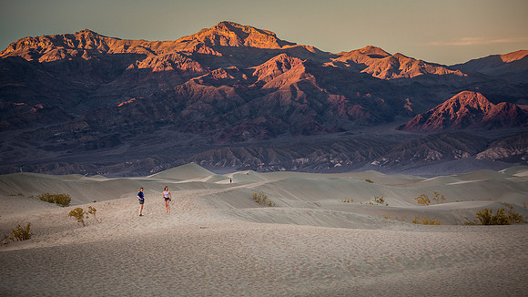 Mesquite Flat Sand Dunes at Sunset