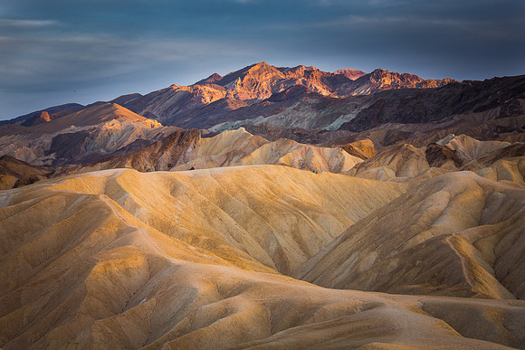 Zabriskie Point at Sunset