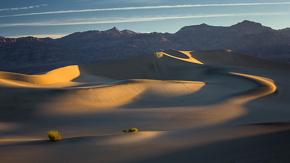 Mesquite Flat Sand Dunes at Sunrise