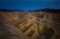 Zabriskie Point at Sunset