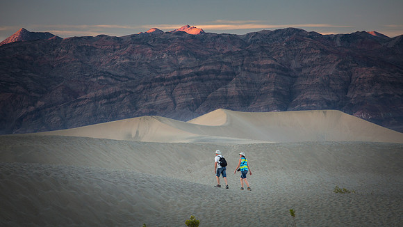 Mesquite Flat Sand Dunes at Sunset