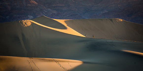 Mesquite Flat Sand Dunes at Sunrise