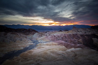 Zabriskie Point at Sunset