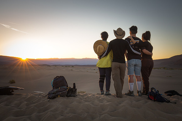 Mesquite Flat Sand Dunes at Sunrise