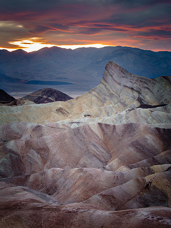 Zabriskie Point at Sunset