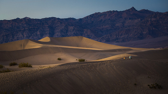 Mesquite Flat Sand Dunes at Sunset