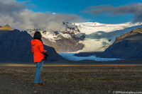 Glacier view from Ring Road in the South