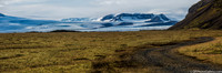 Glacier view from Ring Road in the South