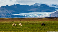 Glacier view from Ring Road in the South