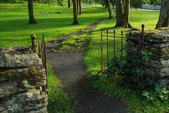 Around the church at Floro
