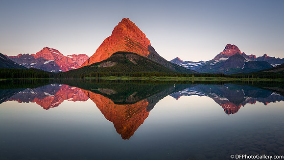 From the Many Glacier section in the Glacier National Park