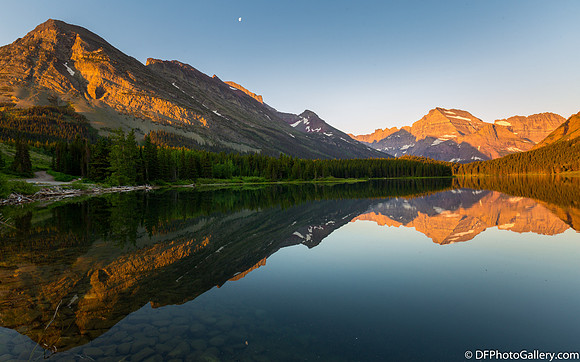 From the Many Glacier section in the Glacier National Park
