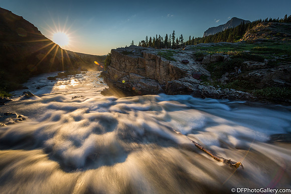 From the Many Glacier section in the Glacier National Park