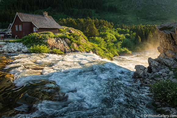 From the Many Glacier section in the Glacier National Park