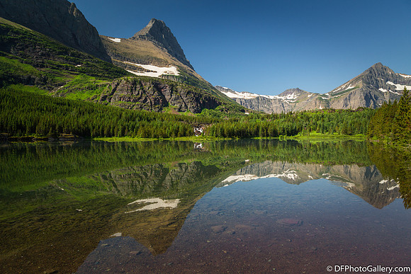 From the Many Glacier section in the Glacier National Park