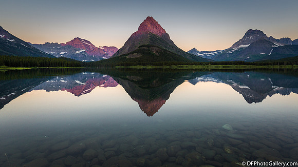From the Many Glacier section in the Glacier National Park