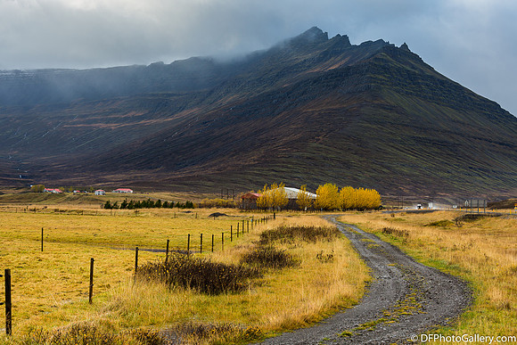 View from the Ring Road along East Fjord