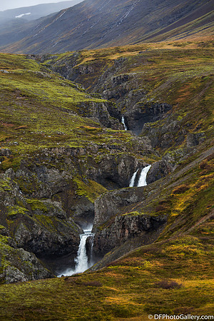 Waterfalls by the Ring Road along the East Fjord