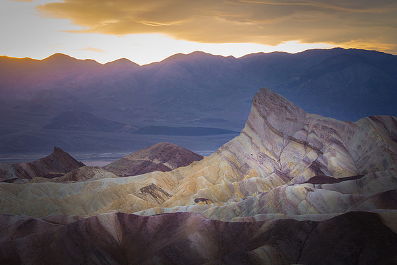 Zabriskie Point at Sunset